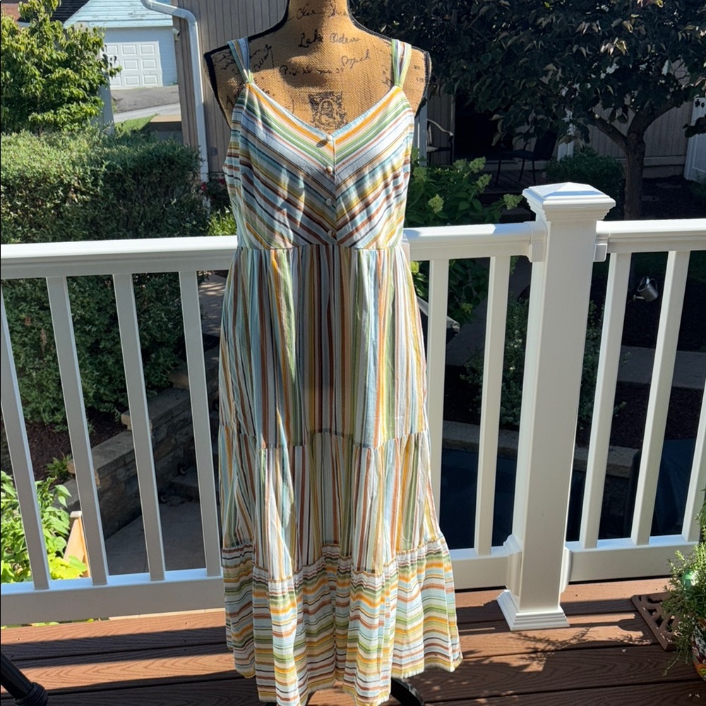 Lauren Conrad Striped Maxi Dress